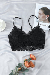 Chic Black Sunrise to Sunset Lace Bra